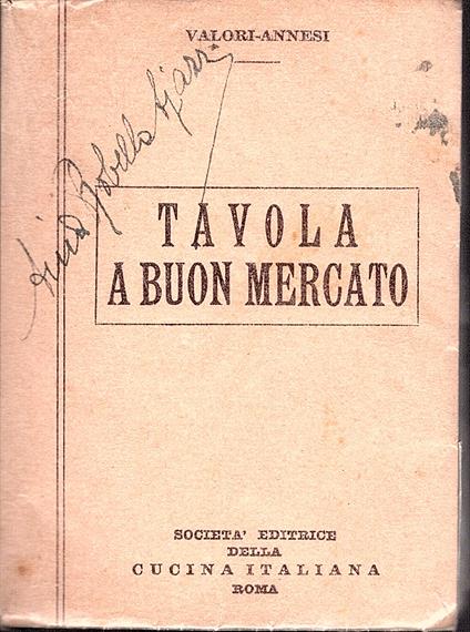 Tavola a buon mercato - copertina