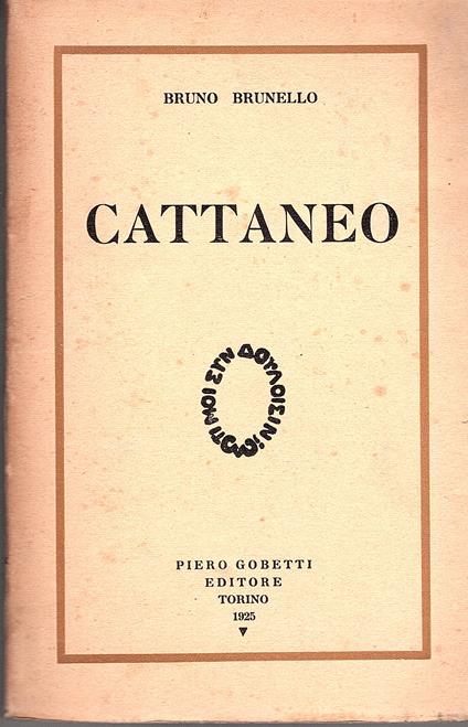 Il pensiero di Carlo Cattaneo - Bruno Brunello - copertina