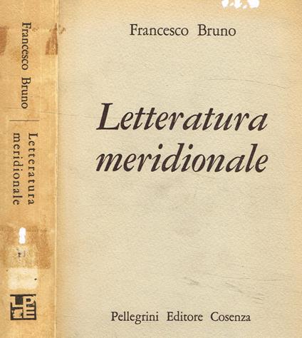 Letteratura meridionale - Francesco Bruno - copertina