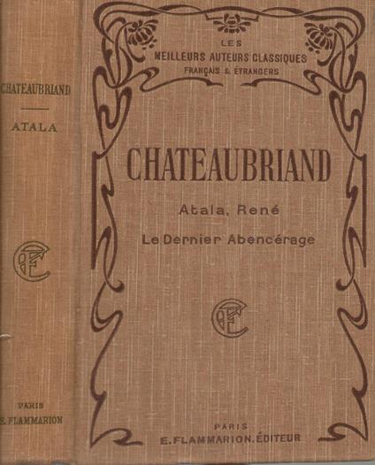 Atala - François-René de Chateaubriand - copertina