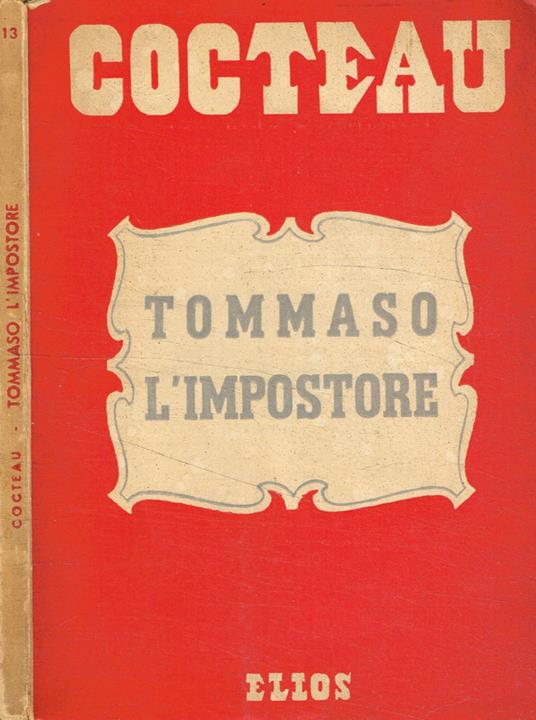 Tommaso l'impostore - Jean Cocteau - copertina