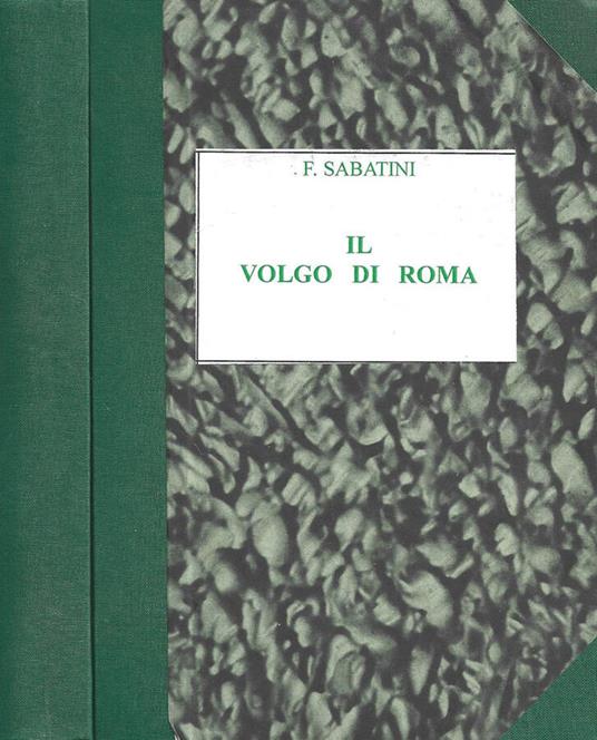 Il volgo di Roma - Francesco Sabatini - copertina