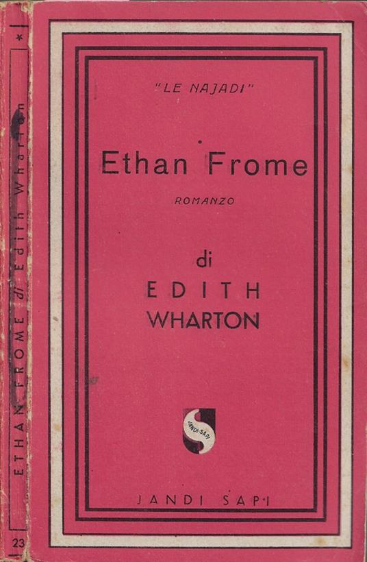 Ethan Frome - Edith Wharton - copertina