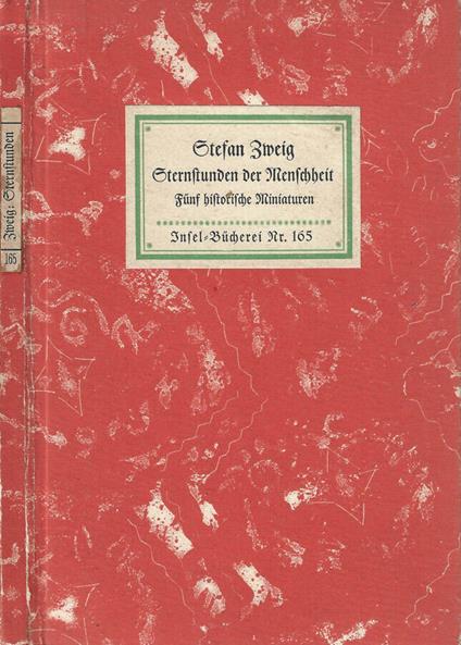 Sternftnden der menfchheit - Stefan Zweig - copertina