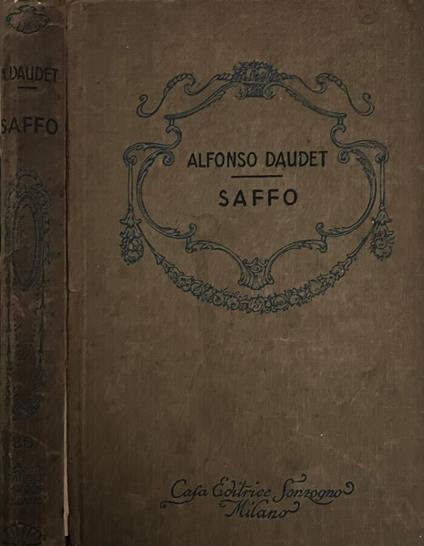 Saffo - Alphonse Daudet - copertina