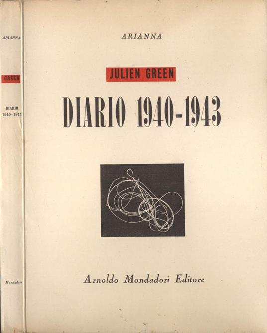 Diario 1940 - 1943 - Julien Green - copertina