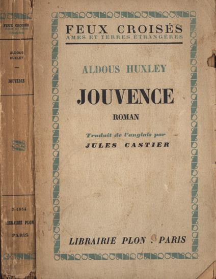 Jouvence - Aldous Huxley - copertina
