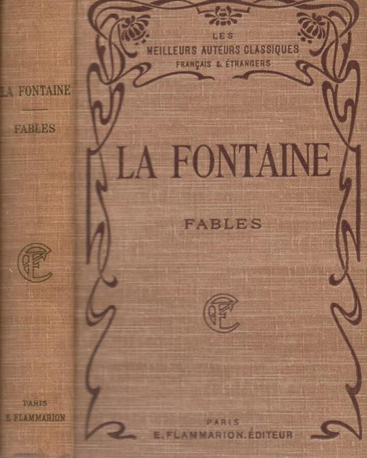 Fables - Jean de La Fontaine - copertina