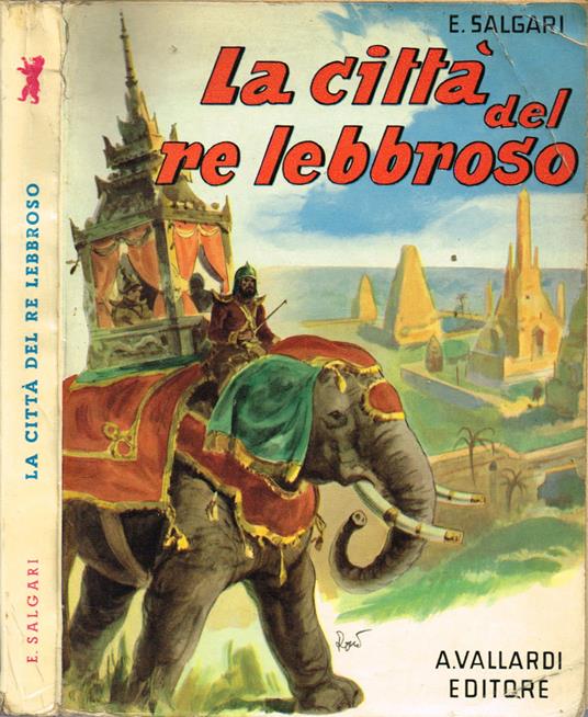 La città del re lebbroso - Emilio Salgari - copertina