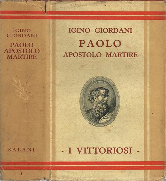 Paolo - Igino Giordani - copertina