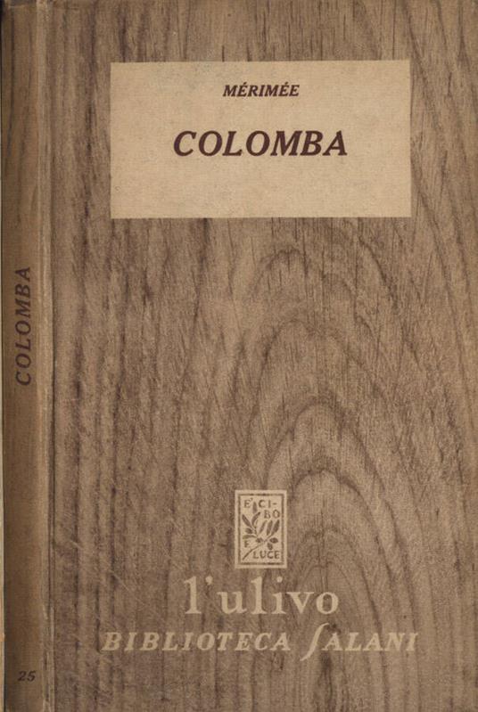 Colomba - Prosper Mérimée - copertina