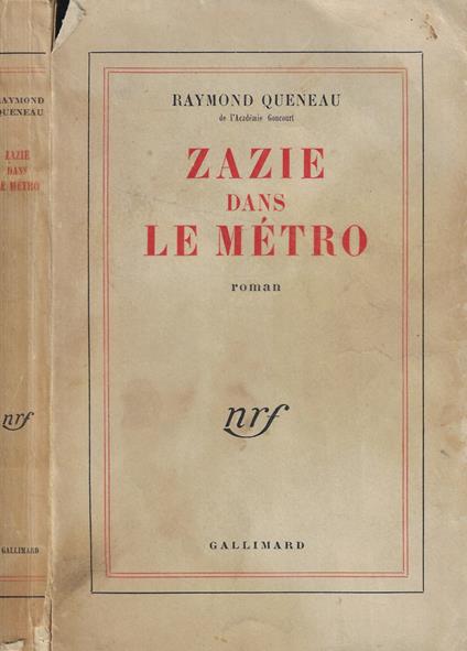 Zazie dans la metro - Raymond Queneau - copertina