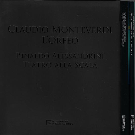 L' Orfeo. Rinaldo Alessandrini - Teatro alla Scala (1 vol. + 1 DVD e 2 CD) - Claudio Monteverdi - copertina