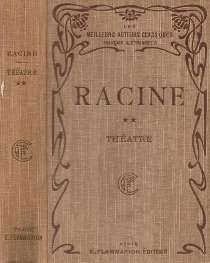 Theatre - Jean Racine - copertina