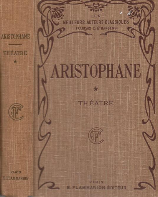 Théatre-Tome I - Aristofane - copertina