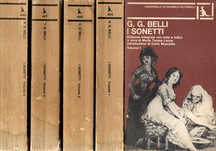 I sonetti - Gioachino Belli - copertina