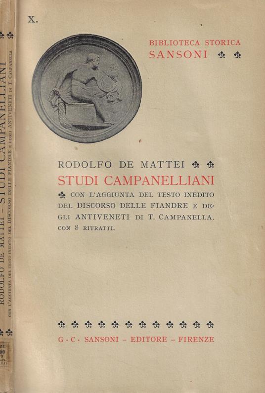 Studi campanelliani - Rodolfo De Mattei - copertina