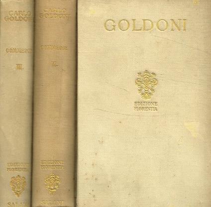 Commedie vol.II, III - Carlo Goldoni - copertina