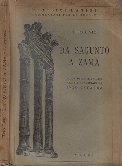 Da Sagunto a Zama - Tito Livio - copertina