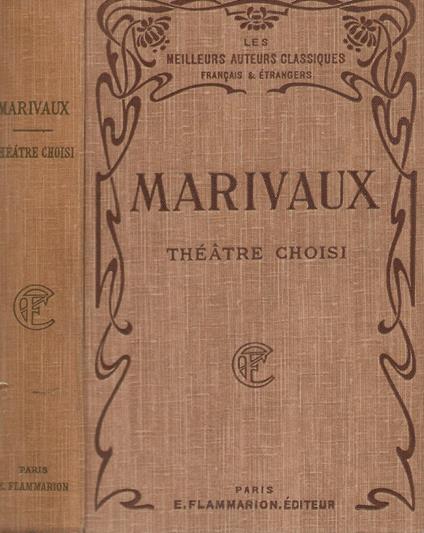 Theatre Choisi - Pierre de Marivaux - copertina