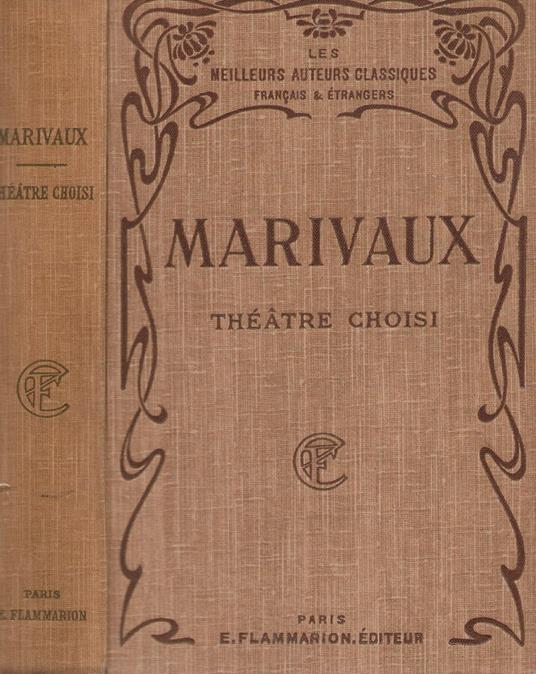 Theatre Choisi - Pierre de Marivaux - copertina