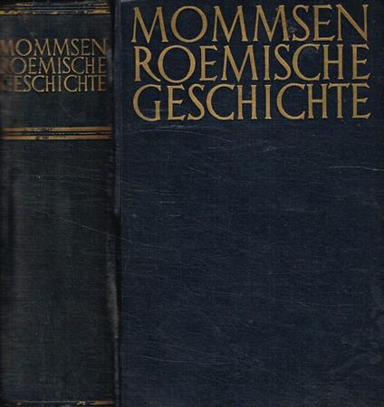 Romische geschichte - Theodor Mommsen - copertina