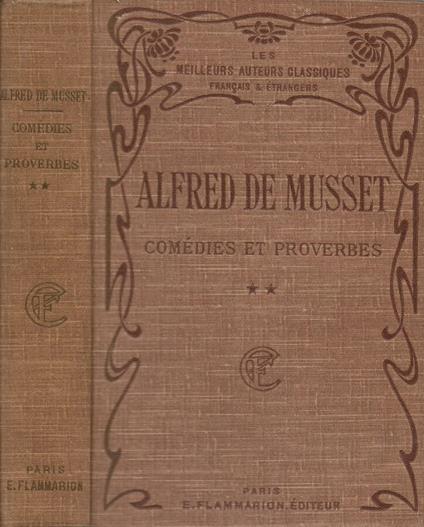 Comedies et proverbes- Tomo II - Alfred de Musset - copertina