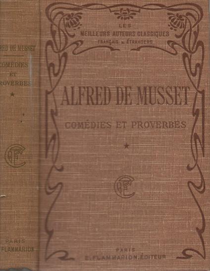 Cimedies et proverbes - Alfred de Musset - copertina