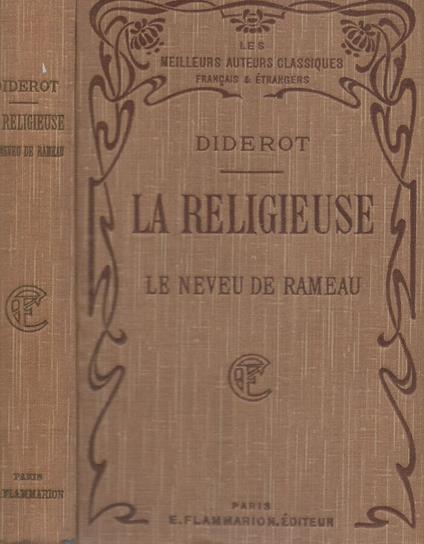 La Religieuse - Jean-Baptiste d' Alembert - copertina