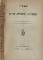 Studii di antica letteratura cristiana