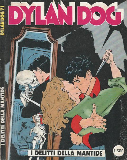 Dylan Dog - I delitti della mantide - Tiziano Sclavi - copertina