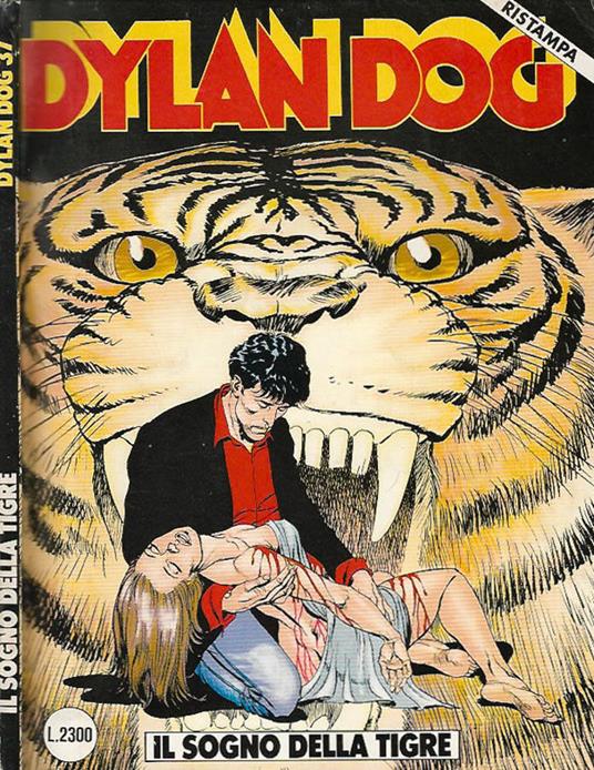 Dylan Dog - Il sogno della tigre - Tiziano Sclavi - copertina