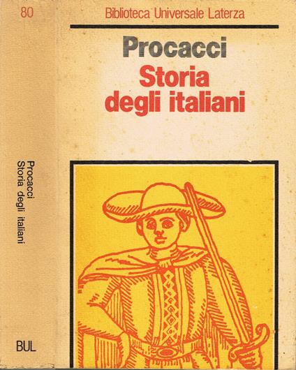 Storia degli italiani - Giuliano Procacci - copertina