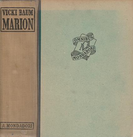 Marion - Vicki Baum - copertina