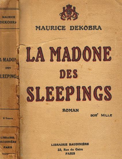 La Madone des sleepings - Maurice Dekobra - copertina