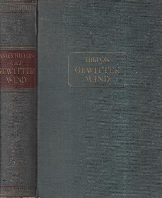 Gewitterwind - James Hilton - copertina