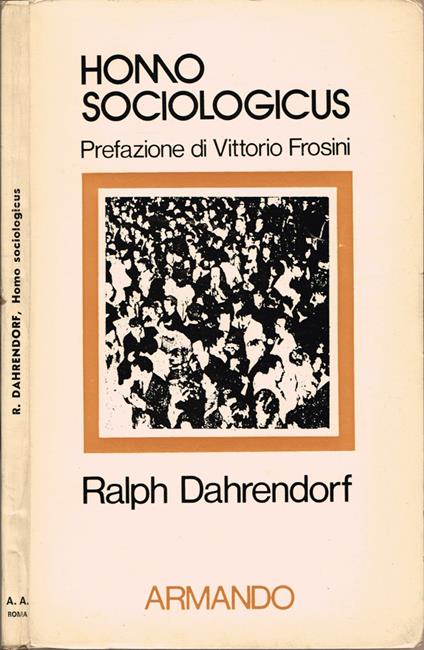 Homo sociologicus - Ralf Dahrendorf - copertina