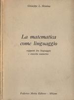 La matematica come linguaggio