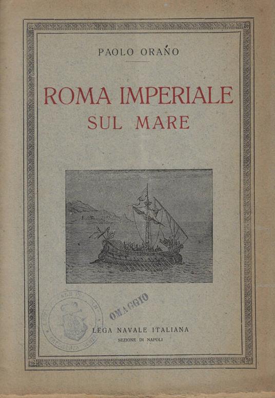 Roma imperiale sul mare - Paolo Orano - copertina