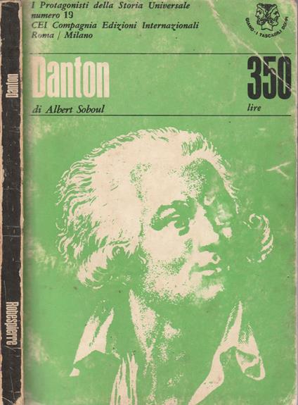 Danton Robespierre - Albert Soboul - copertina