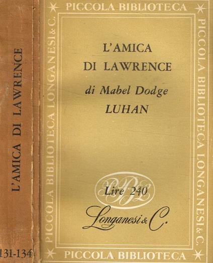 L' amica di Lawrence - Mabel Dodge Luhan - copertina