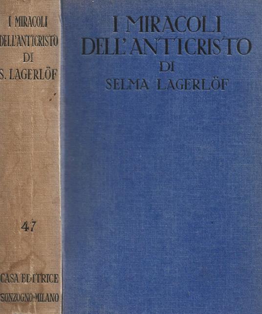 I miracoli dell'anticristo - Selma Lagerlof - copertina