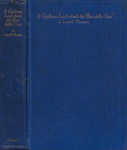 Il Capitano Lauterbach dei Mari della Cina - Thomas Lowell - copertina