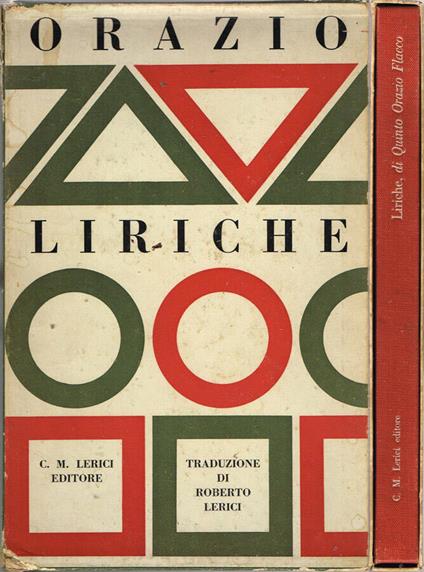 Liriche - Q. Flacco Orazio - copertina