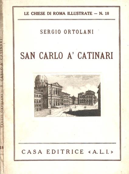 San Carlo a' Catinari - Sergio Ortolani - copertina