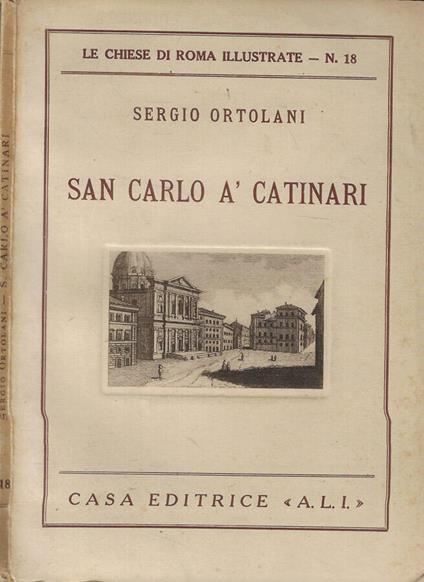 San Carlo A' Catinati - Sergio Ortolani - copertina