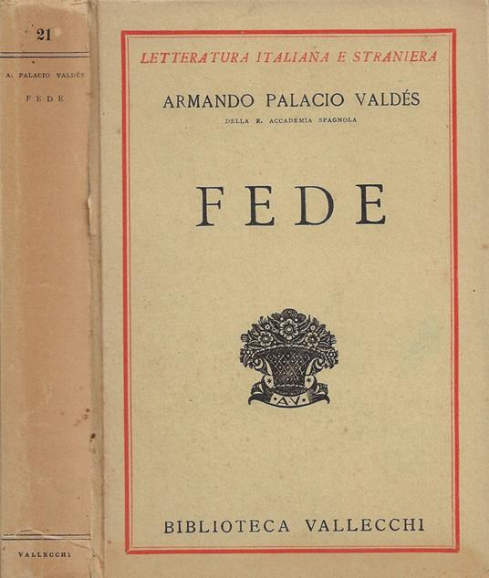 Fede - Armando Palacio Valdés - copertina