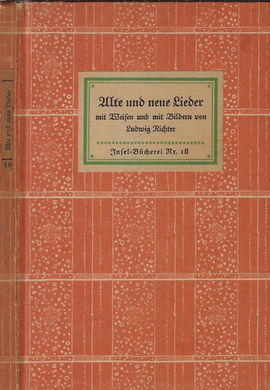 Alte und neue Lieder - Ludwig Richter - copertina