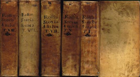 Storia antica - Charles Rollin - copertina