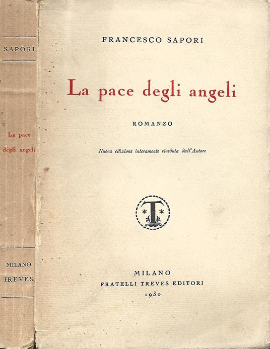 La pace degli angeli - Francesco Sapori - copertina